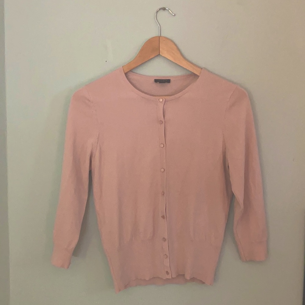 Ann Taylor Light Pink Cardigan